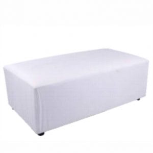 Moderna Double Ottoman White