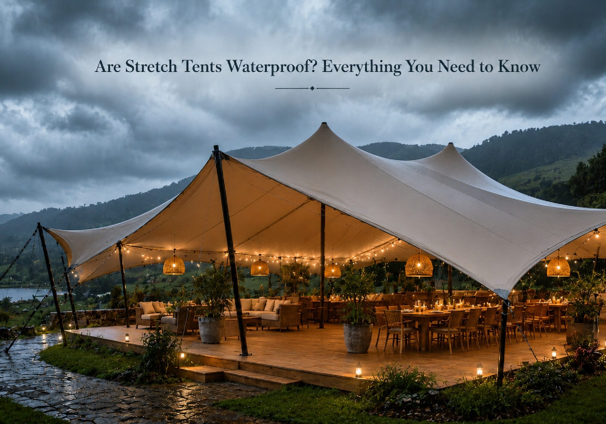 Are Stretch Tents Waterproof? Everything You Need to Know