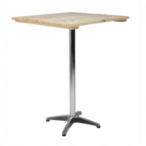Wood top Cocktail Table Hire Johannesburg